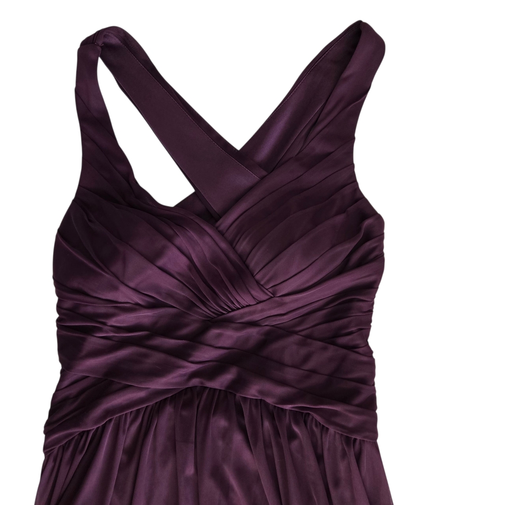 Elegant Purple Sleeveless Dress